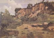 Jean Baptiste Camille  Corot Civita Castellana (mk11) oil painting artist